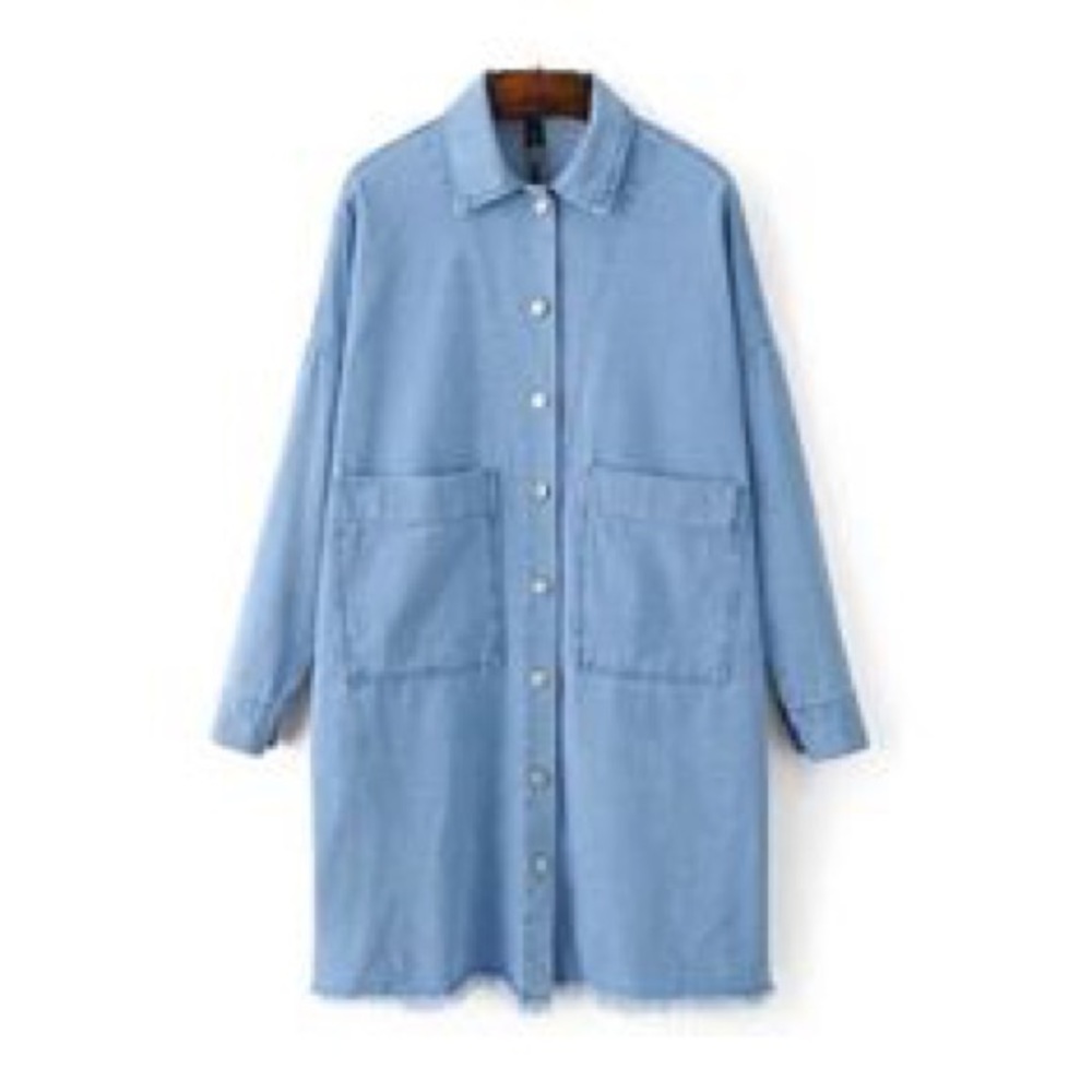 Shein Denim Shirt Dress